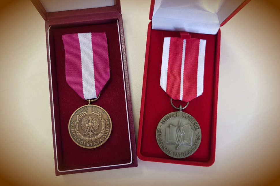 dwa medale politechniczne